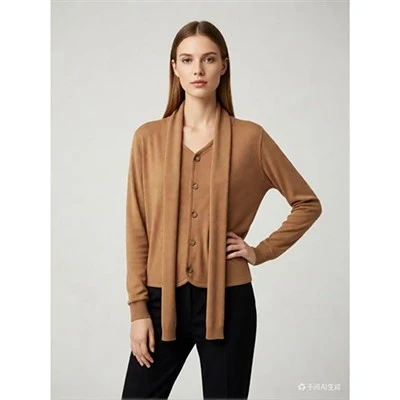 Γυναικεία πλεκτά μπλουζάκια Basic Cashmere Blend
