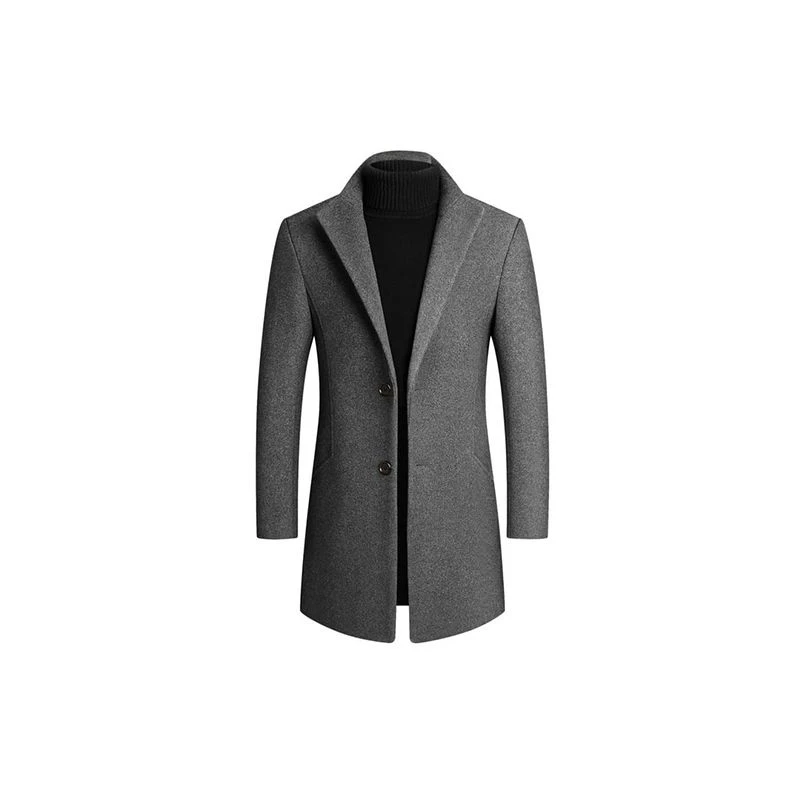 Μάλλινο μπουφάν Ανδρικό Slim Fit